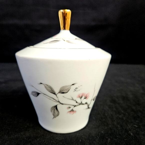 Vintage Bavaria Schumann Arzberg Germany Sugar Bowl with Lid Floral Canister - Picture 2 of 11